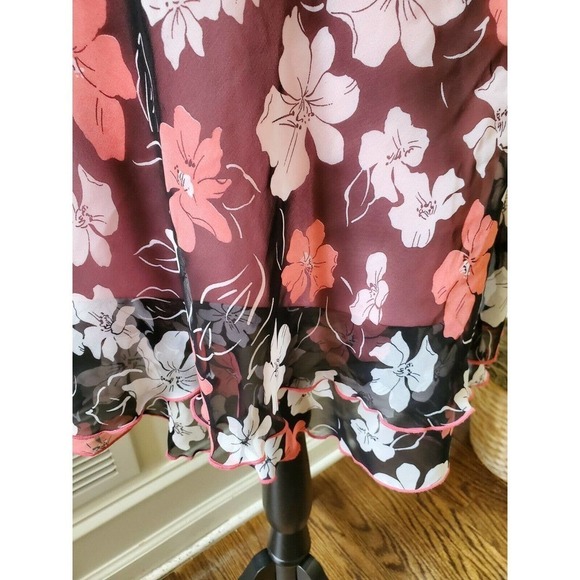 Componix Women's Sheer Lined Ruffle Wedding Dress - Picture 4 of 9